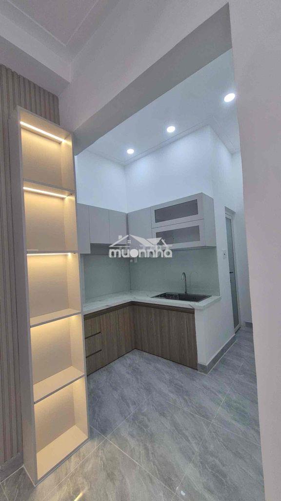 Nhà lầu 3 tầng ngang 5m2 nở hậu 6m p9 q8 - 4