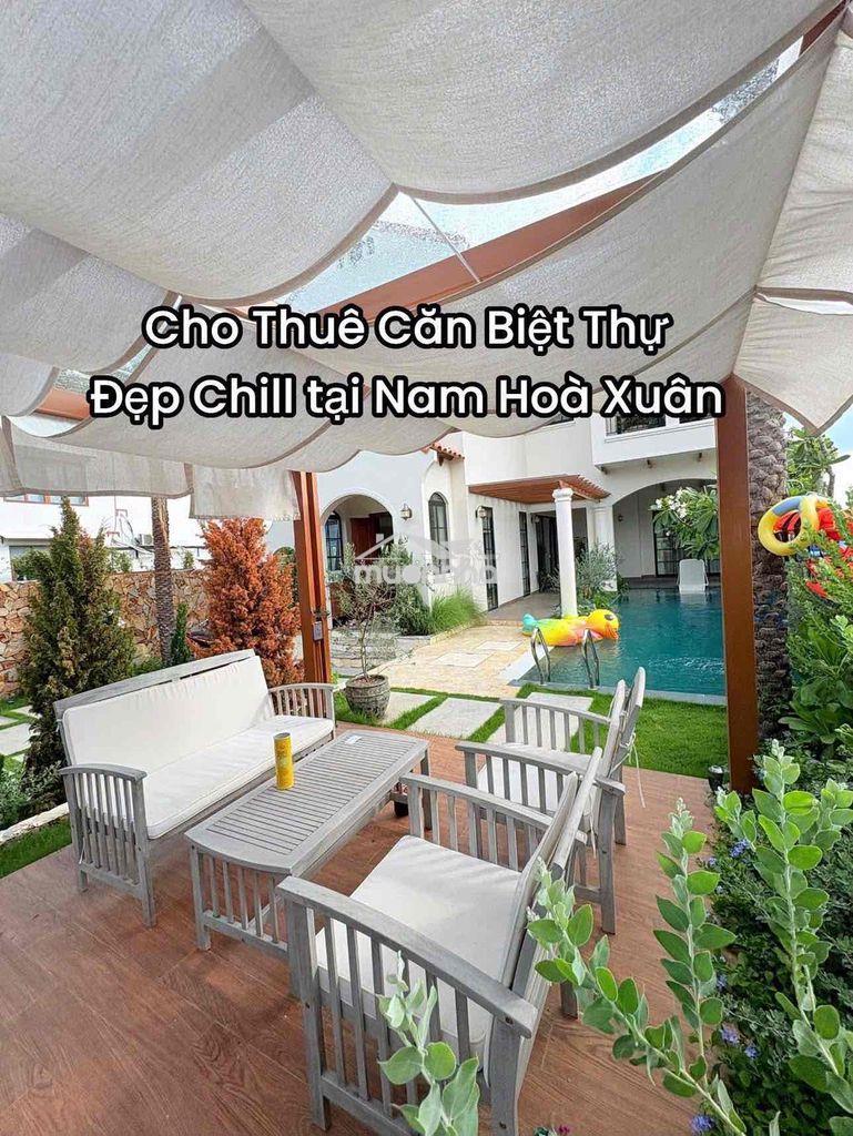 Biệt thự nam hoà xuân 4 mặt là gió mát