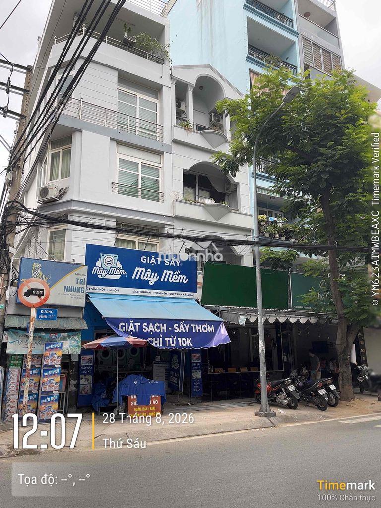 Bán nhà mt vĩnh hội 4x20 4 tầng hđt 30tr/tháng