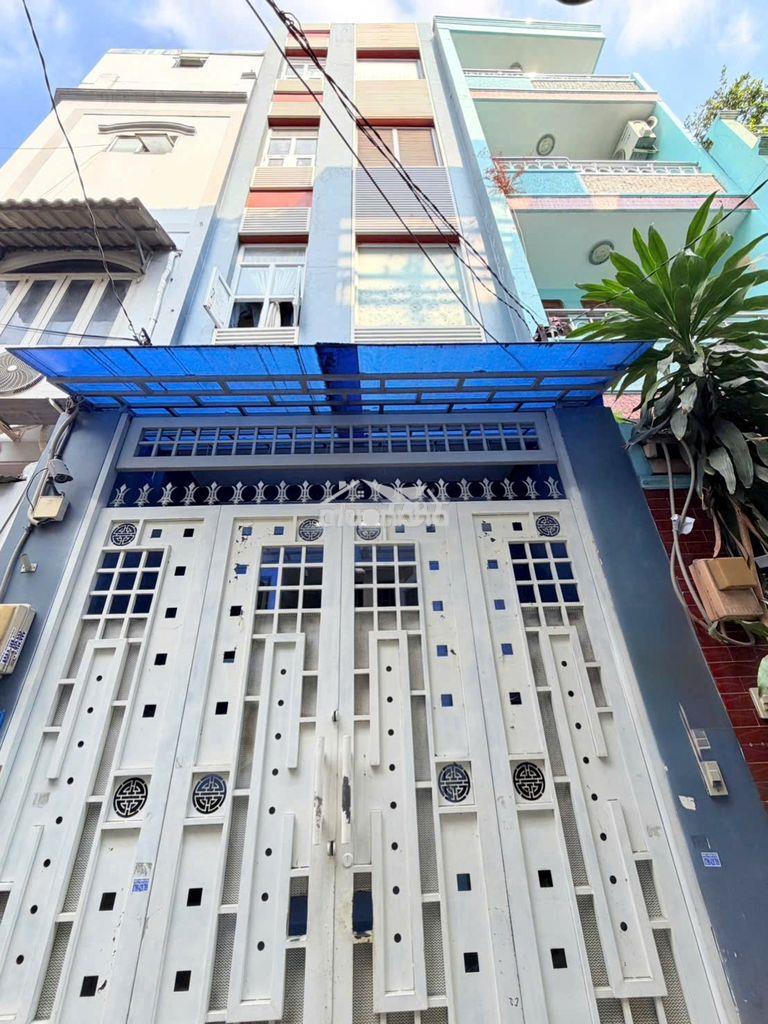 Hẻm 3.5m sát mt cmt8 q3. (3.4m x 16m). 5 tầng (6pn, 6wc) giá 8.9 tỷ tl