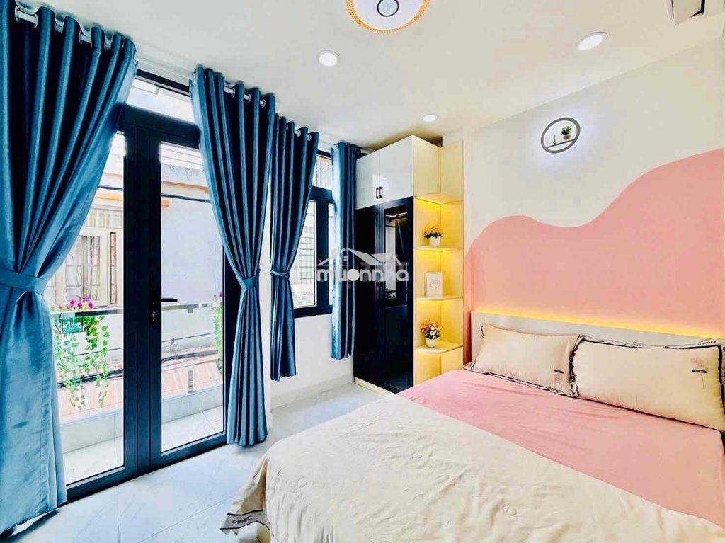 Ngay emart2, hẻm 4m, 3 tầng, full nội thất, 3pn, dtsd 100m2 - 4.86ty - 3