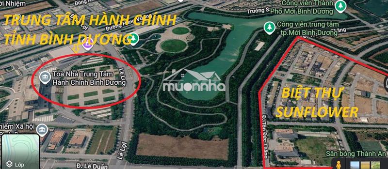 15,9 tỷ- biệt thự 300m² cách trung tâm hành chính bình dương 400 m
