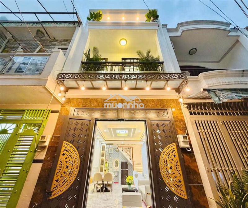 Nhà hxh cx phú lâm a, 44 m2 3 tầng btct, 3 pn  2wc, khu an ninh cao.