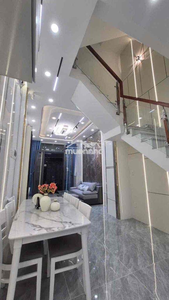 Nhà mới xây f10 q8 💥 giá 6 tỷ 980 triệu hẻm khu an ninh hẻm 3m5 - 4
