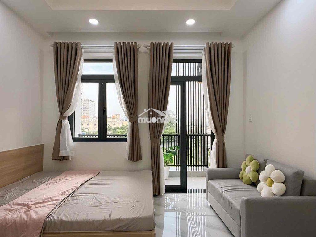 🥰Cho thuê phòng studio mới, ban công, máy giặt riêng, lê quang định - Ảnh 2