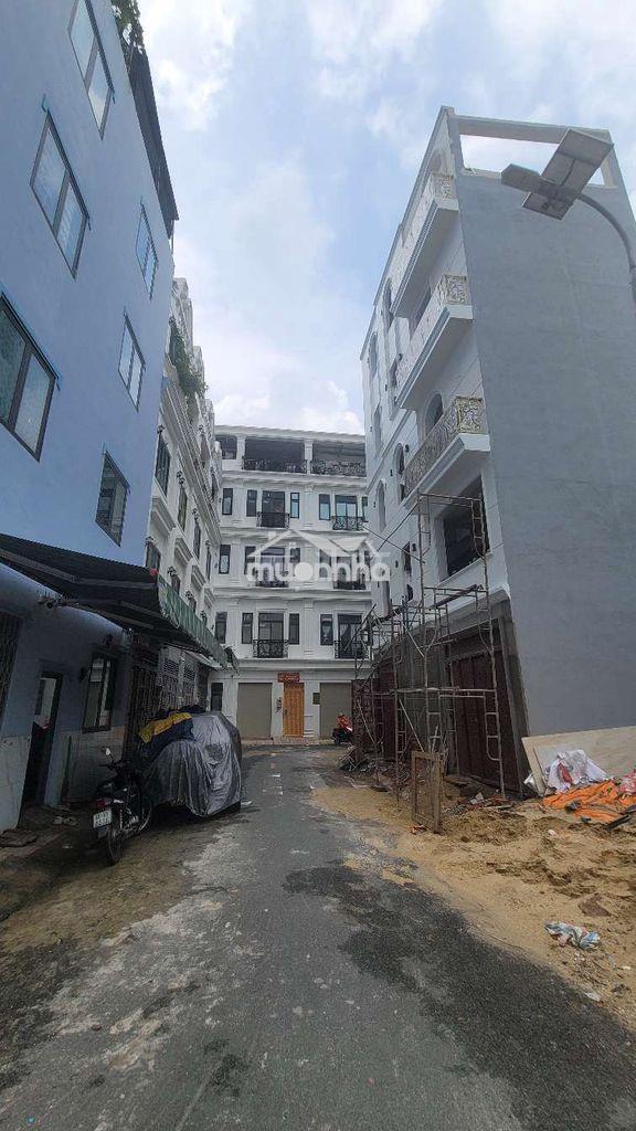 Nhà 5 tầng, 2 mặt tiền, hẻm 10m, nở hậu 4,8/5m × 11m, hồ văn long, b.t - Ảnh 3
