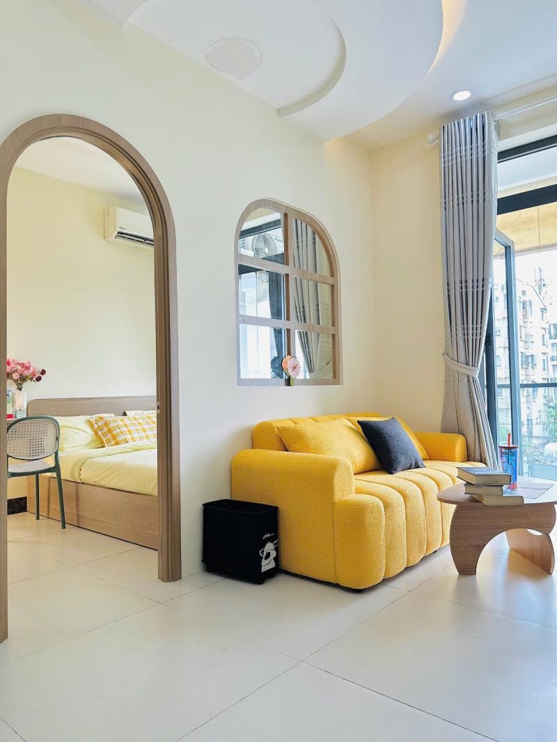 1pn nguyễn xí có ban công cực rộng, siêu thoáng - full nội thất