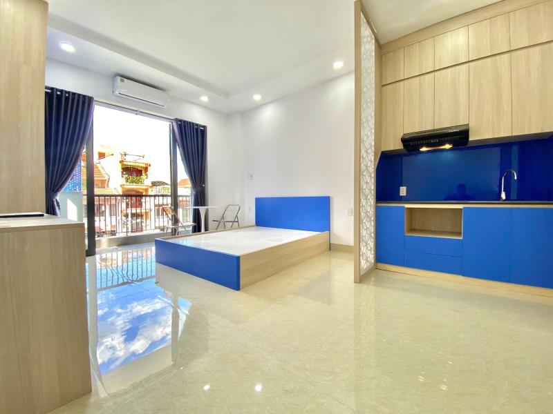 Cho thuê phòng 45m² ban công rộng, máy giặt riêng – xô viết nghệ tĩnh, bình thạnh | gần uth, ftu2, uef, hutech - 2