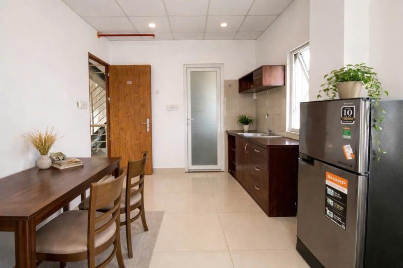 🏡 Căn hộ cho thuê tại quận 4 gần bến vân đồn gần cầu ông lãnh, cầu nguyễn văn cừ📍căn hộ 1 phòng ngủ 45m2 đầy đủ nội thất - 4