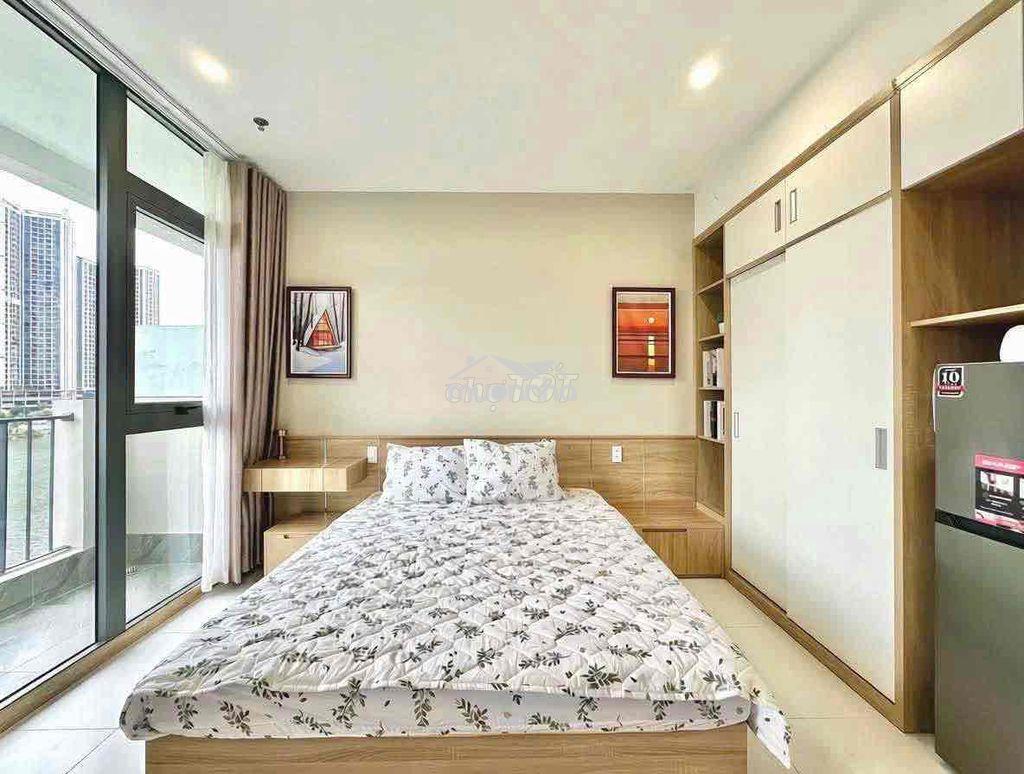 Căn hộ cho thuê ban công thang máy đường rạch bùng binh quận 3 - Ảnh 3