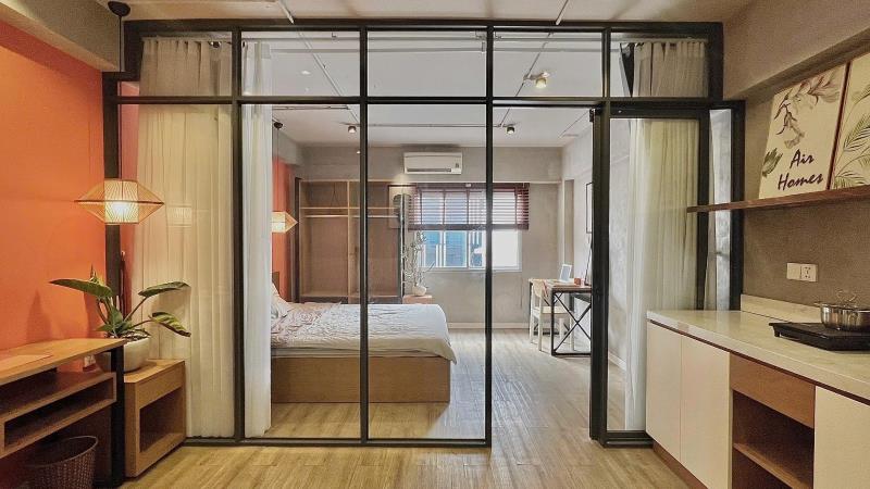 Cho thuê căn hộ 1pn khu sân bay giá tốt