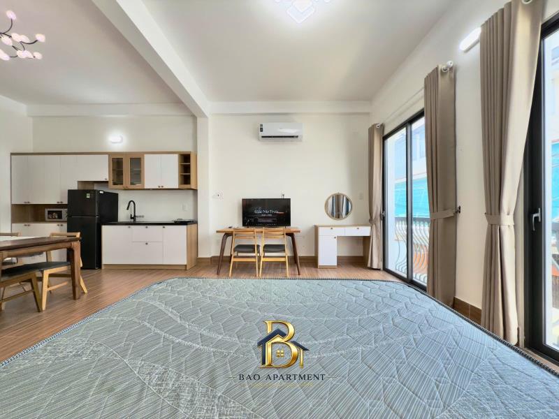 Studio 2 ban công | rộng 45m2 - full tiện nghi ngay bảy hiền - lý thường kiệt - Ảnh 3