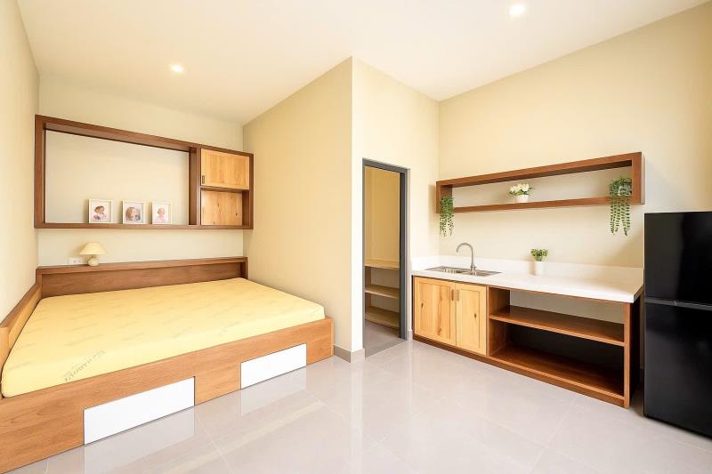 Studio miếu gò xoài bình tân - ban công, full nội thất gần aeonmall tân, trung tâm quận tân phú - Ảnh 2