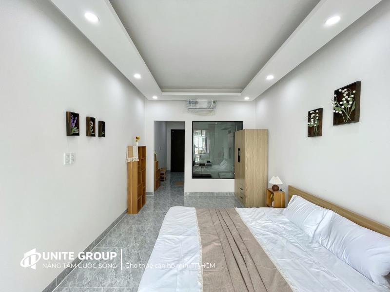 Cho thuê căn hộ 1 phòng ngủ ban công thoáng full nội thất gần ngã tư hàng xanh xô viết nghệ tĩnh bình thạnh - Ảnh 2