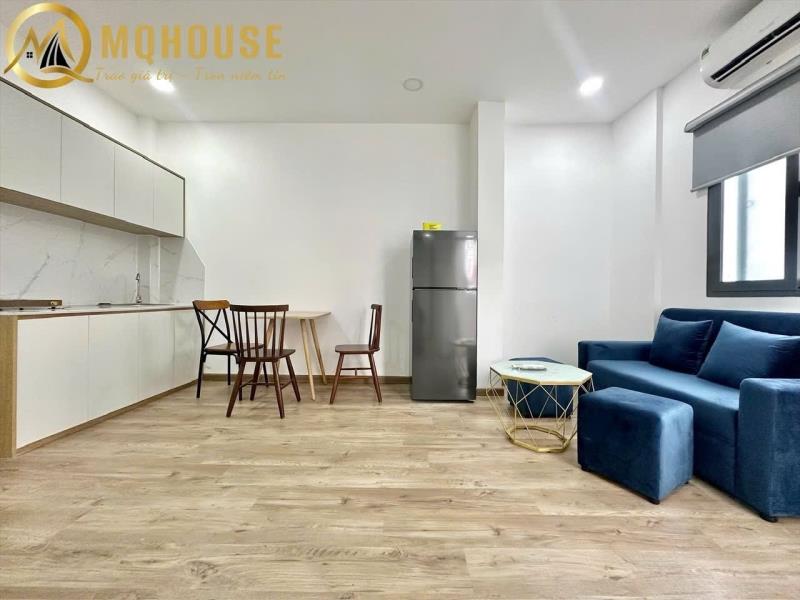 Căn hộ 1 phòng ngủ rộng 50m2 cửa sổ trời ban công thoáng mát gần ngã tư hàng xanh bạch đằng bình thạnh - Ảnh 2