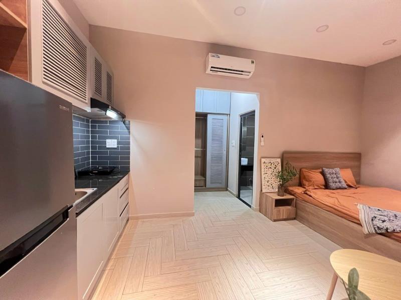 Phòng 35m2 siêu mới, thoáng, đẹp full nội thất mới ngay hàng xanh, chợ bà chiểu- nơ trang long, bình thạnh - Ảnh 4