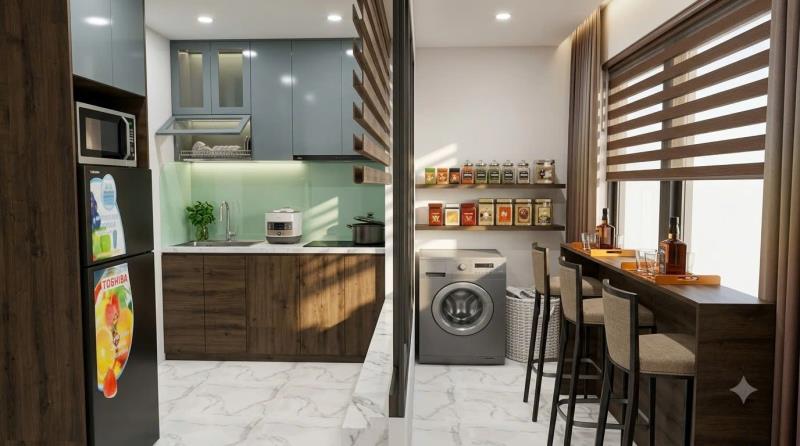 Tòa nhà mới full nội thất, thiết kế hiện đại, gần q1, phạm văn đồng, sân bay , công viên gia định, - Ảnh 3