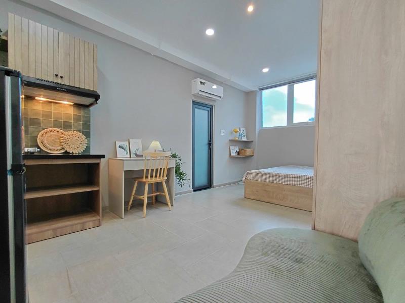 Cho thuê studio cửa sổ lớn, full nt gần vlu, hiu, uef - Ảnh 2