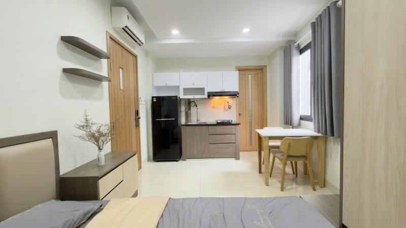 Căn hộ cửa sổ lớn-xa bếp-full nội thất hoàng hoa thám – bình thạnh gần uef hutech hiu uth ftu giá 6trx - Ảnh 4