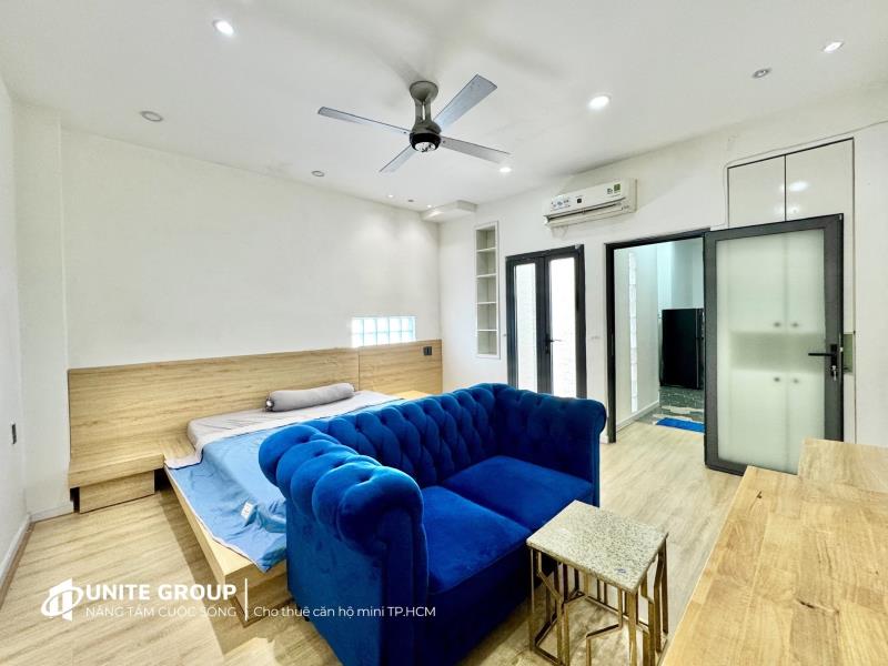 Căn hộ 1 phòng ngủ, full nội thất, rộng rải, sáng sủa, thoáng mát, phù hợp gia đình 3-4 người, trên đường bùi thị xuân, tân bình, - Ảnh 3