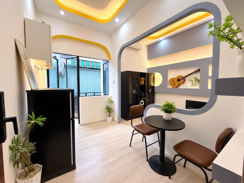 Cho thuê căn hộ gần etown đối diện nhà ga t3 / thuận tiện qua sân bay tân sơn nhất - lăng cha cả - km voucher 1tr suốt hd