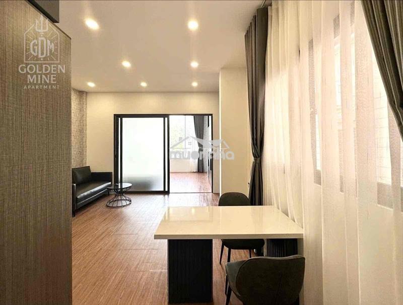 Căn hộ 1pn - tách bếp - thang máy - hầm xe - trục trung tâm quận 1