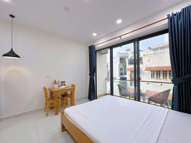 Cho thuê căn hộ mini ban công lớn gần chợ bà chiểu, phú nhuận, quận 1 – đường nguyễn văn đậu, bình thạnh - Ảnh 3