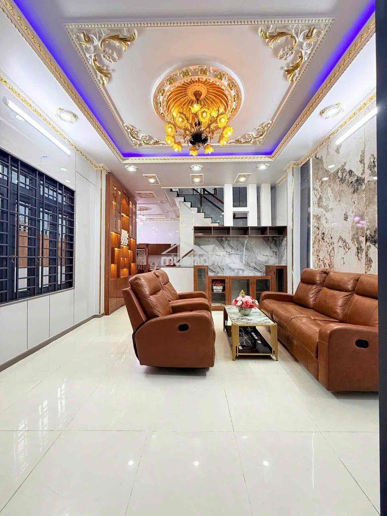 Nhà dân ngang 6m 1 trệt 1 lầu sân xe hơi - 4pn - gần trường học - 4