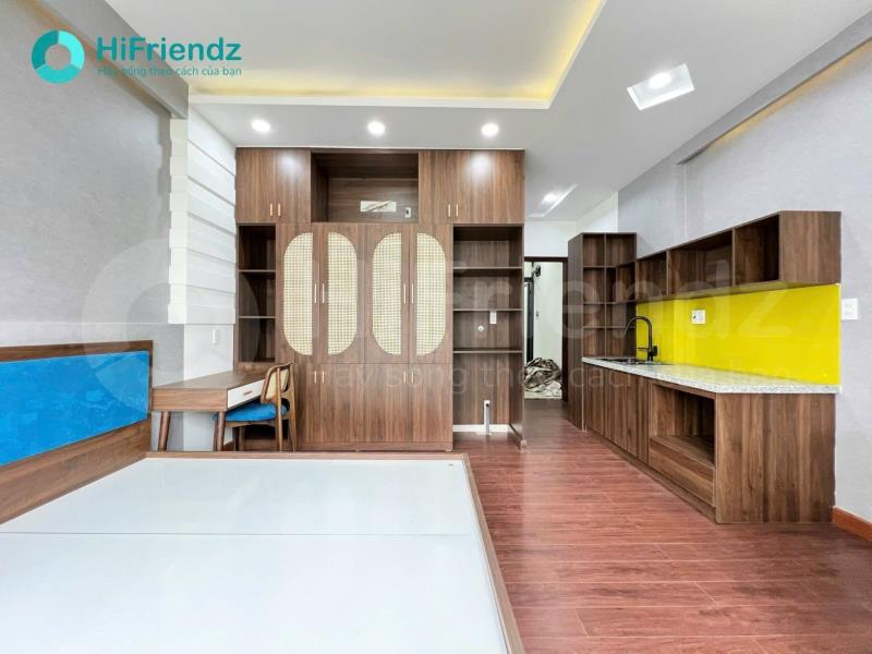 Căn hộ ban công mới 100% full nội thất hẻm ô tô ngay đường chu văn an gần chợ bà chiểu giáp quận 1,3 khu an ninh tốt - Ảnh 3
