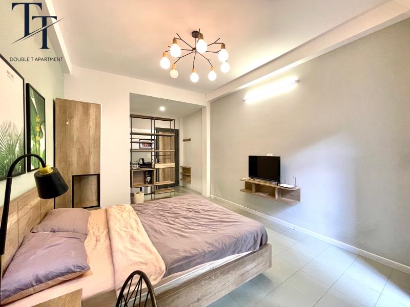 Cho thuê studio ban công 30m2 có thang máy ngay công viên lê văn tám - hồ con rùa - nhà thờ tân định - Ảnh 3