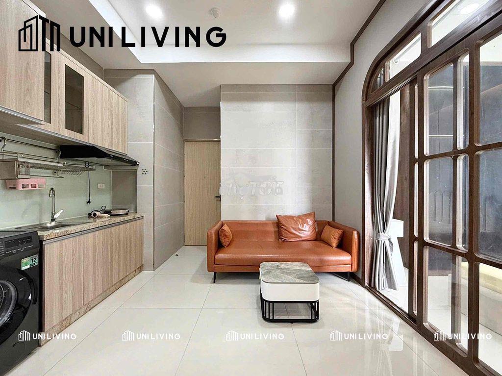 Căn hộ 1 phòng ngủ - bancol cửa sổ thoáng mát - thang máy - hầm xe - Ảnh 4
