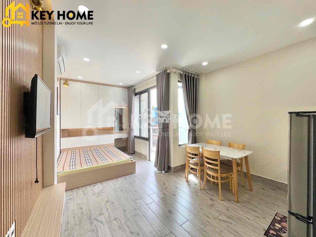 Chính chủ cho thuê studio full nội thất,ban công - 4