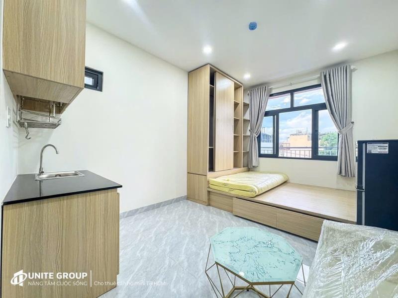 Cho thuê căn hộ cửa sổ lớn nội thất hiện đại thang máy phan chu trinh bình thạnh gần chợ bà chiểu giáp q1 - Ảnh 2