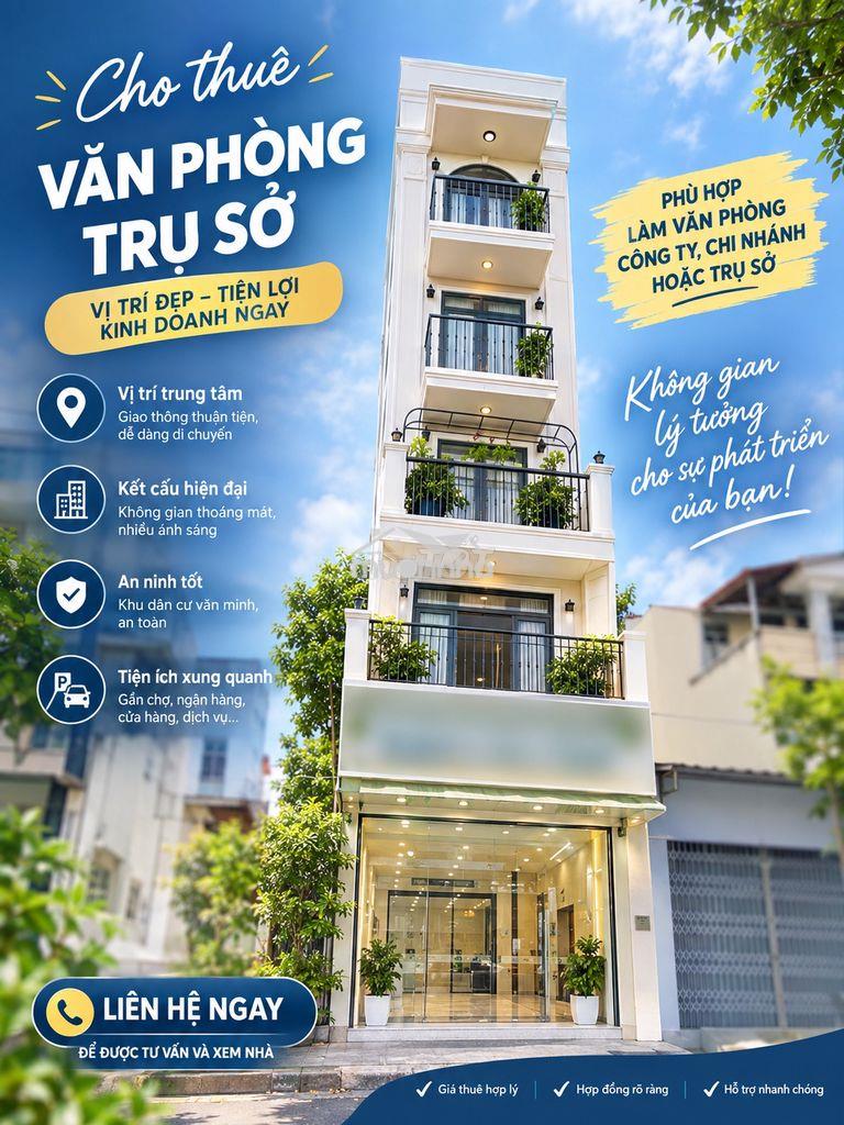 Cho thuê nhà nguyên căn 81m² – mở văn phòng, trụ sở công ty