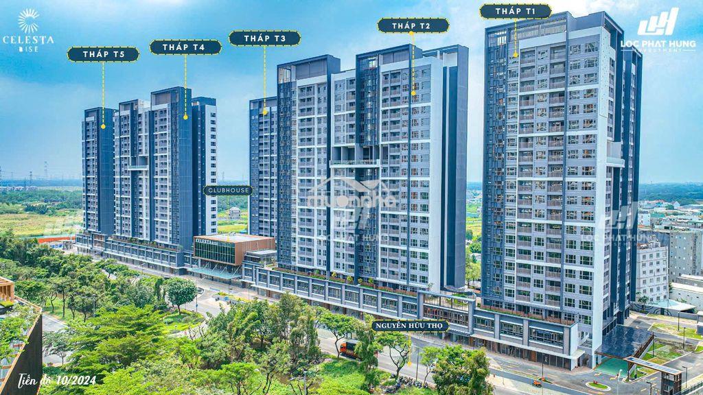 Cho chuê celesta rise 3pn 105m² – htcb, bếp, rèm, máy lạnh - 4