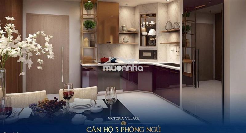 3pn victoria village cho thuê diện tích 88m2, giá chỉ 18 triệu