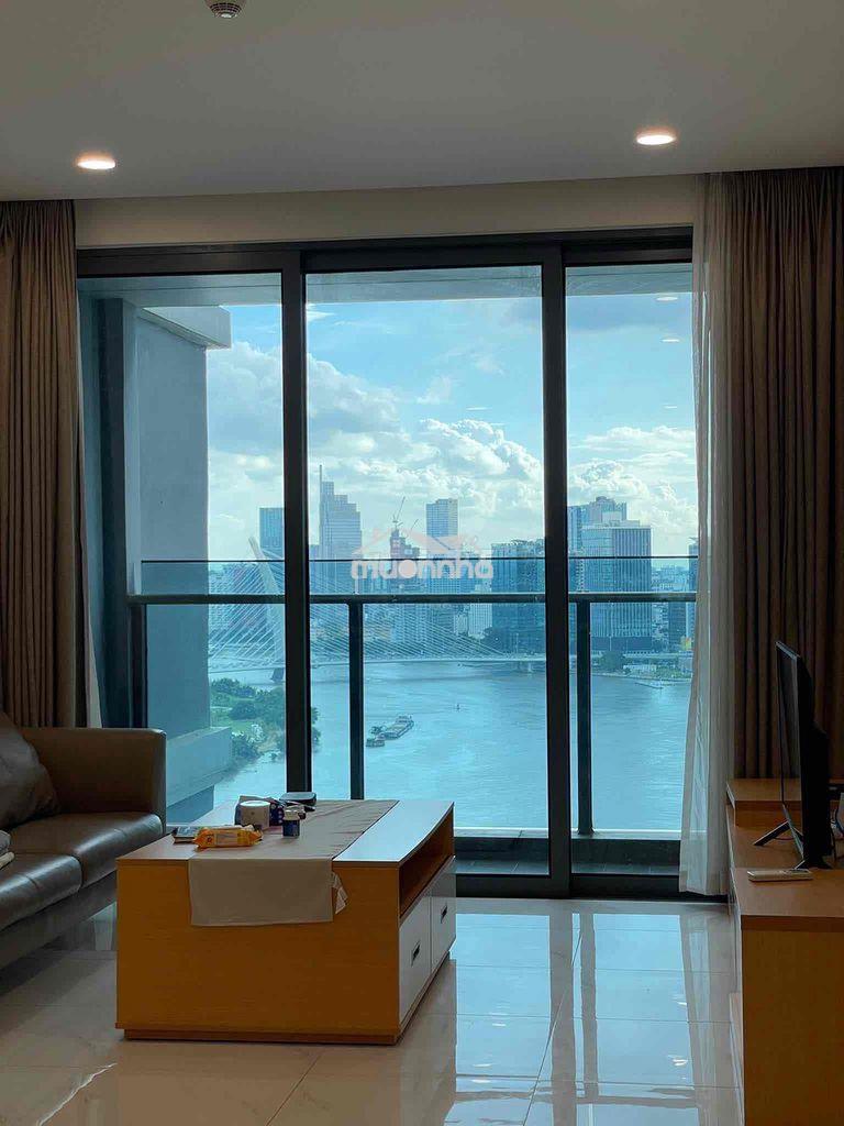 Cho thuê căn hộ full nội thất, hoa hậu view sông - sunwah pearl 2pn+1