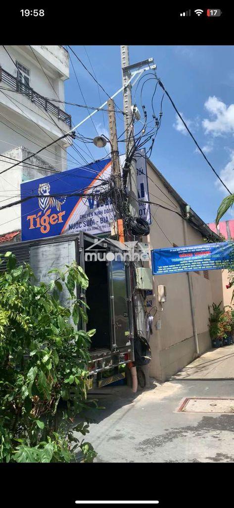 Ngang 6m5 dài 5m 1 trệt 1 lầu hẻm thông - Ảnh 2
