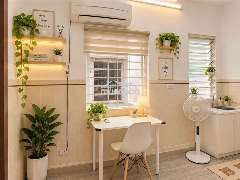 2 cửa sổ trời có máy lạnh | wc riêng | hẻm lớn cao đạt