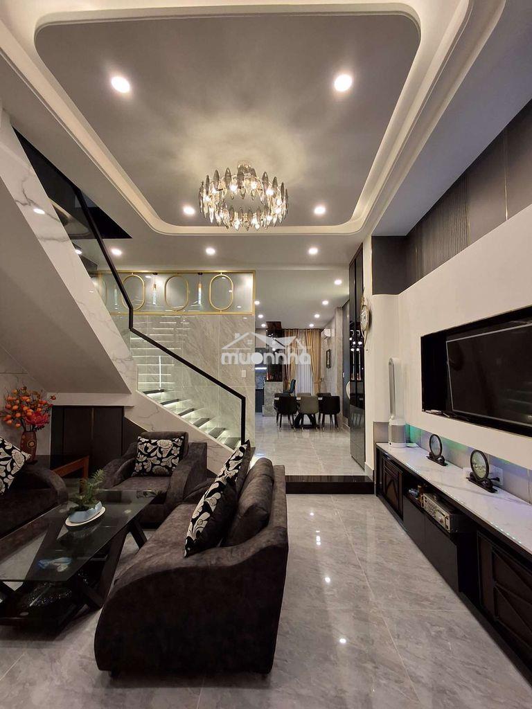 Nhà mới 3 tầng mới  xây  full nội thất cao cấp mt đa mặn 3
