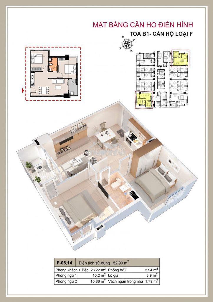 Cần bán gấp căn góc 2pn chung cư hoà khánh - Ảnh 2