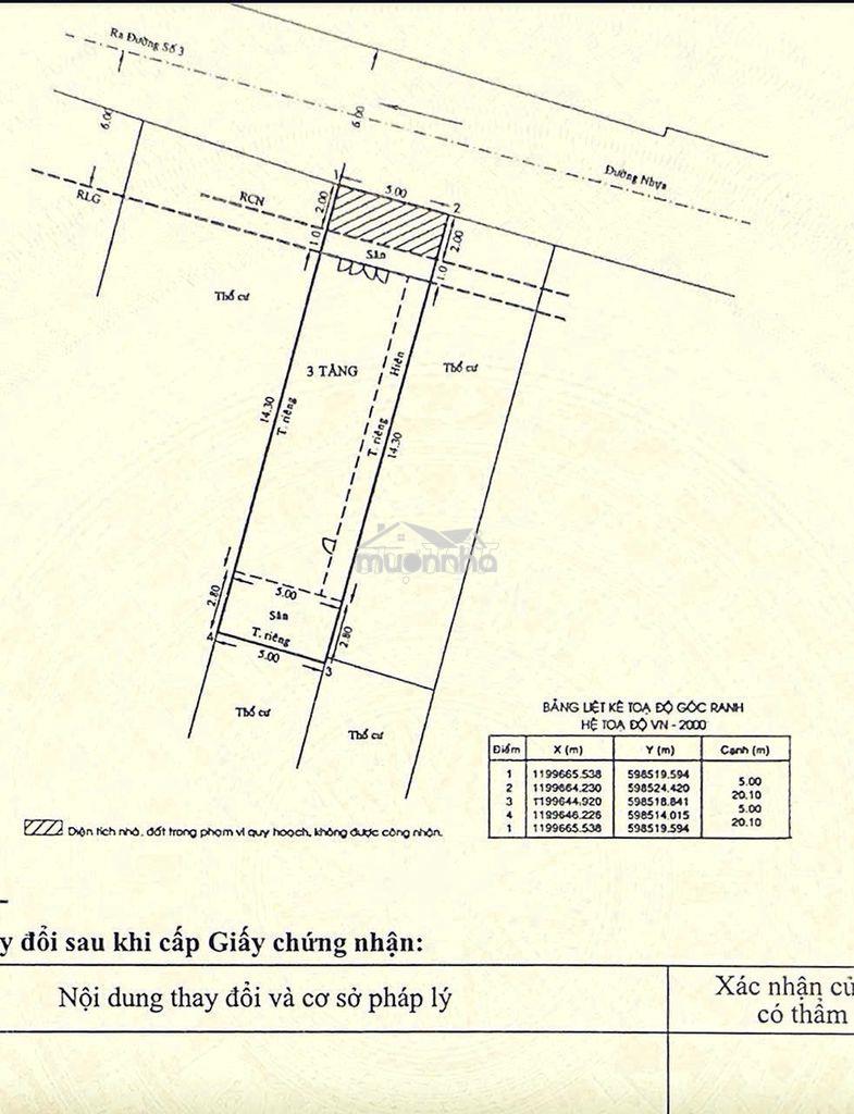 10.x tỷ tl, nhà hxh 7m gần cv làng hoa p9, dt 5x20m, 3 lầu, 25tr/th