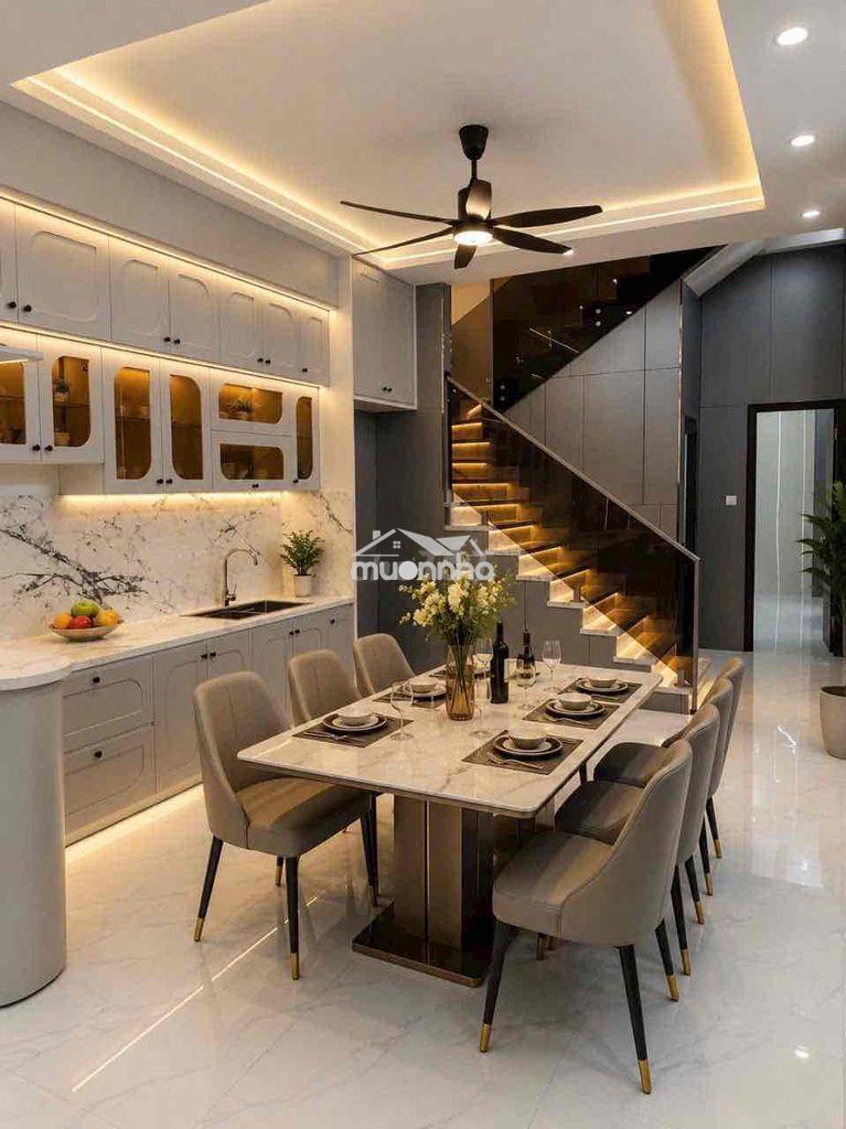 Nhà hẻm huỳnh tấn phát, quận 7, dt 4 x 16, tk 2 tầng 3pn 3wc, 5,95tỷ - 3