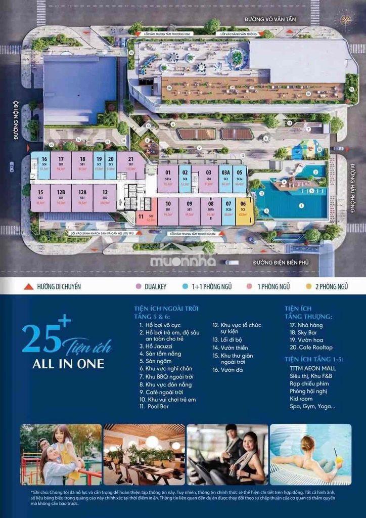 Căn hộ ttc ngay trên aeon mall, tiện ích đầy đủ, cho thuê giá tốt - 3