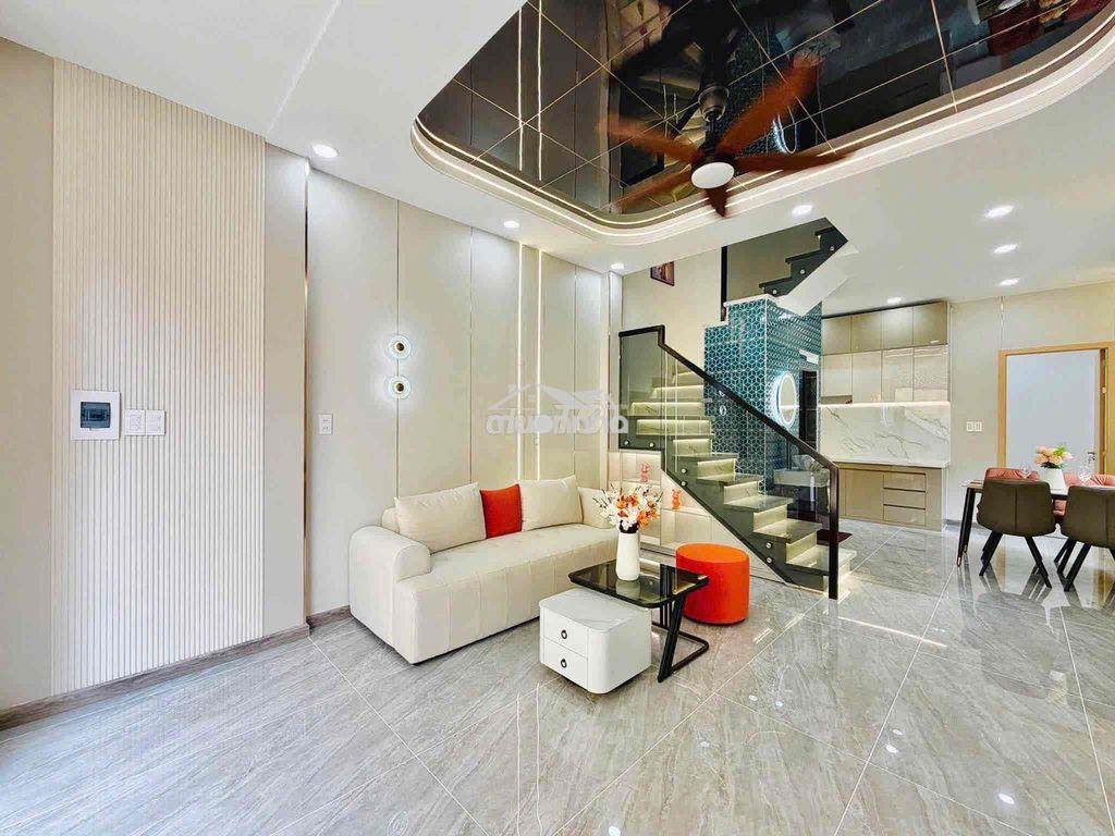 Cho thuê nhà xinh 3pn(có pn trệt) full nội thất mới 100% 14tr - Ảnh 3