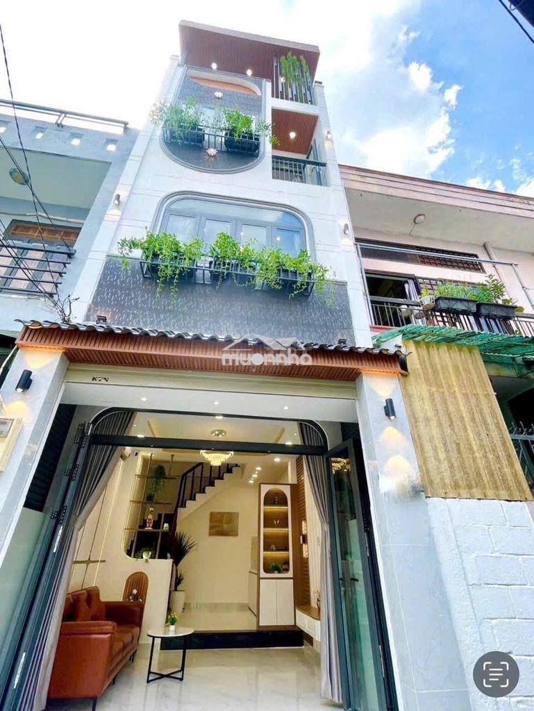 Cho thuê nhà đẹp lê quang định, bình thạnh–3 lầu, có pin mặt trời