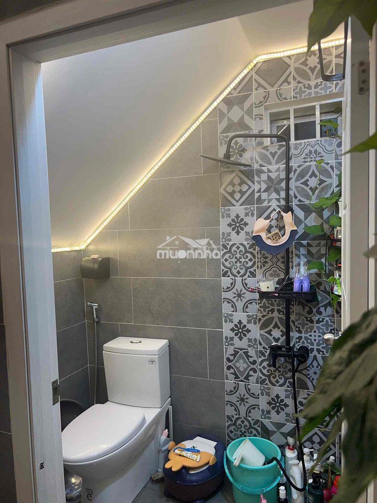 Có căn full nt   dt 4*15 trệt lầu 2pn 2wc full nói thất h 3 gác gan ch - Ảnh 4