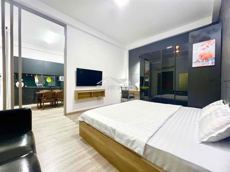 Cho thuê căn hộ đầy đủ nội thất 50m2 tại cmt8 quận 3