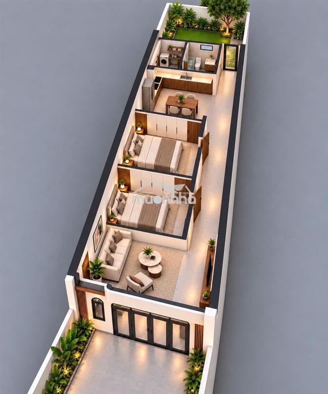 Nhà vườn 275m2 kcn minh hưng - 680 triệu