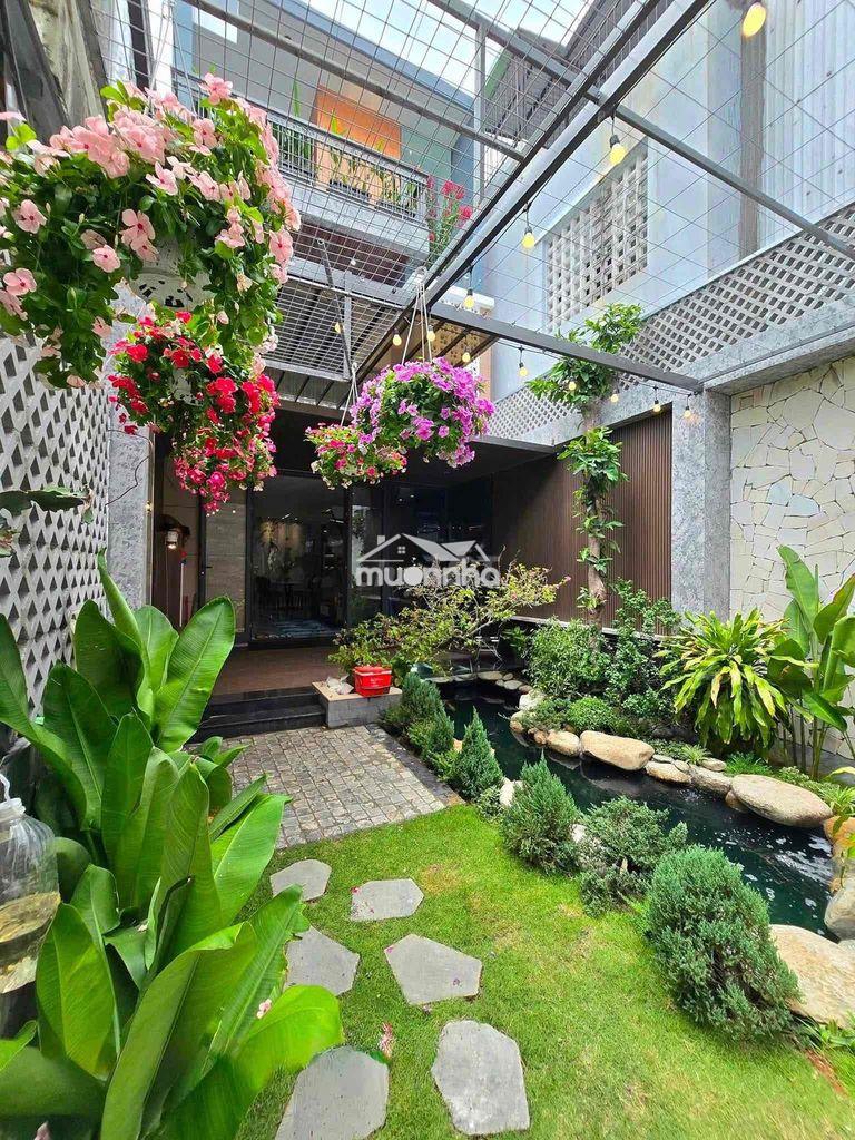 🔥Nhà 3 tầng sân vườn 105m2 có hồ cá koi - kiệt nguyễn phước nguyên